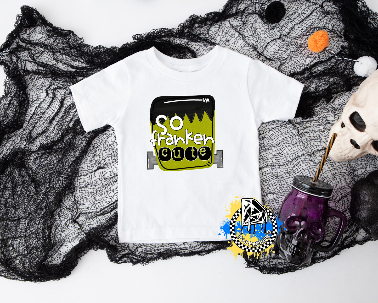 So Franken Cute Halloween Boys Shirt