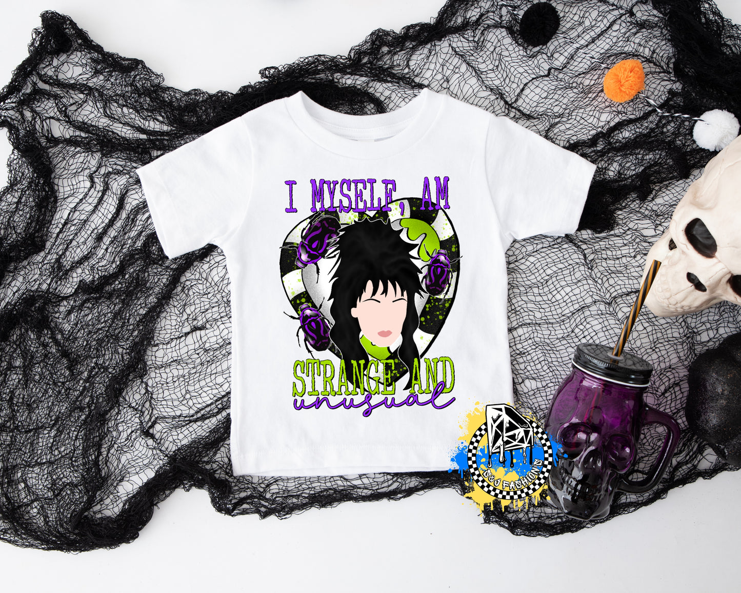 Beetlejuice Strange and Unusual Boys Shirt Girls Shirt Ladies Shirt Halloween