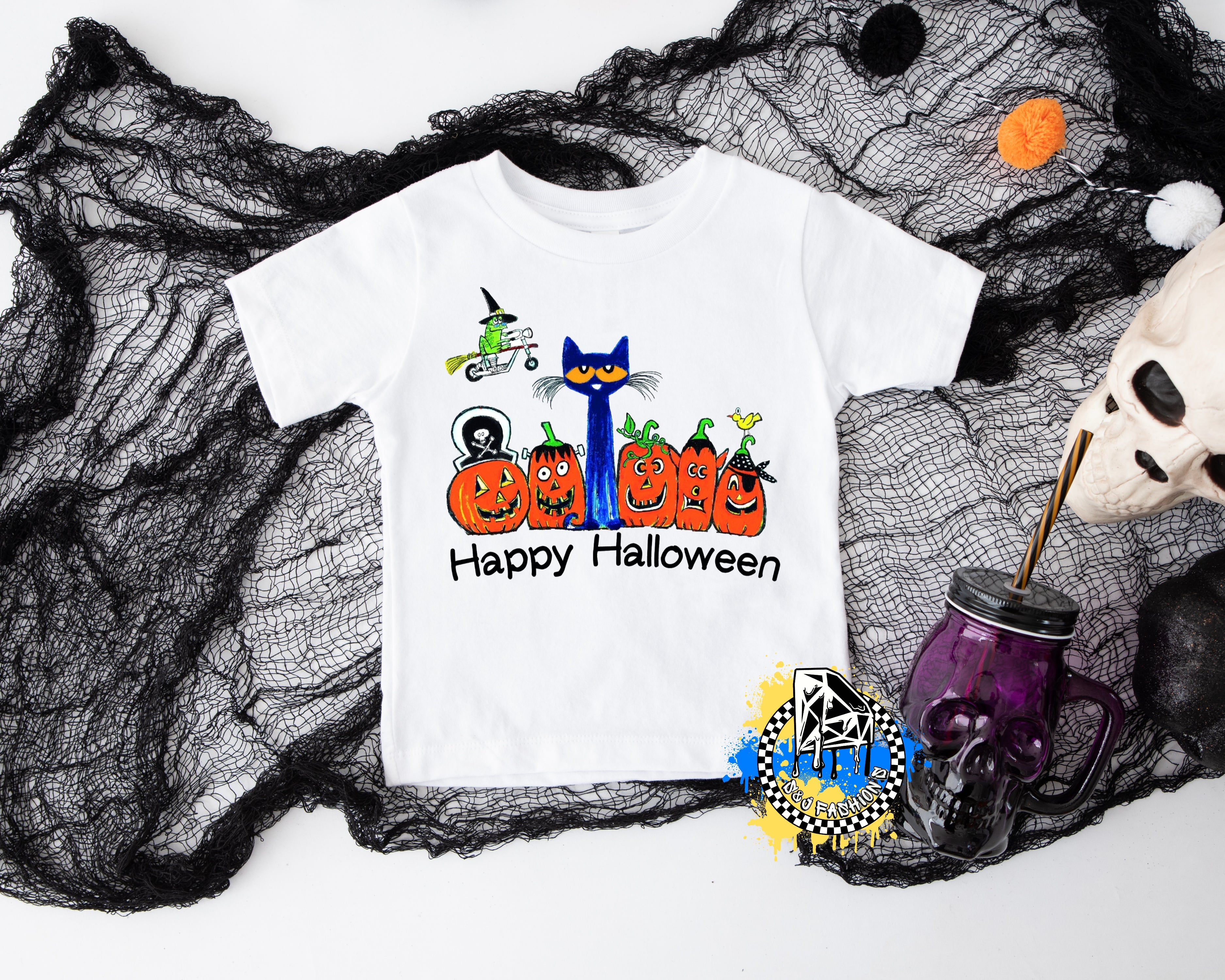 Pete The Cat Halloween Girls Shirt Boys Shirt