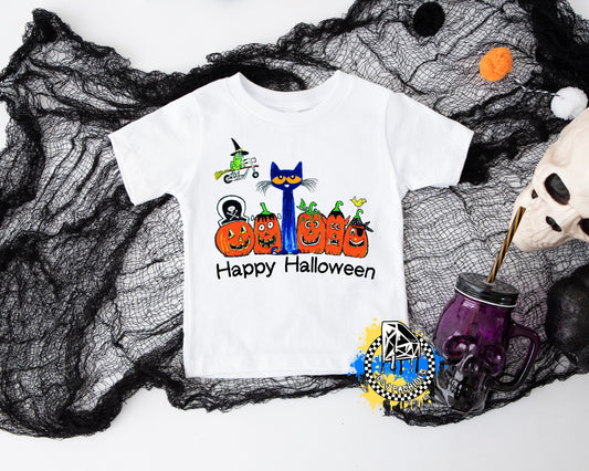 Pete The Cat Halloween Girls Shirt Boys Shirt