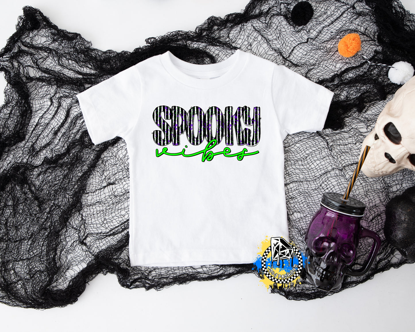 Spooky Vibes Halloween Girls Shirt Boys Shirt