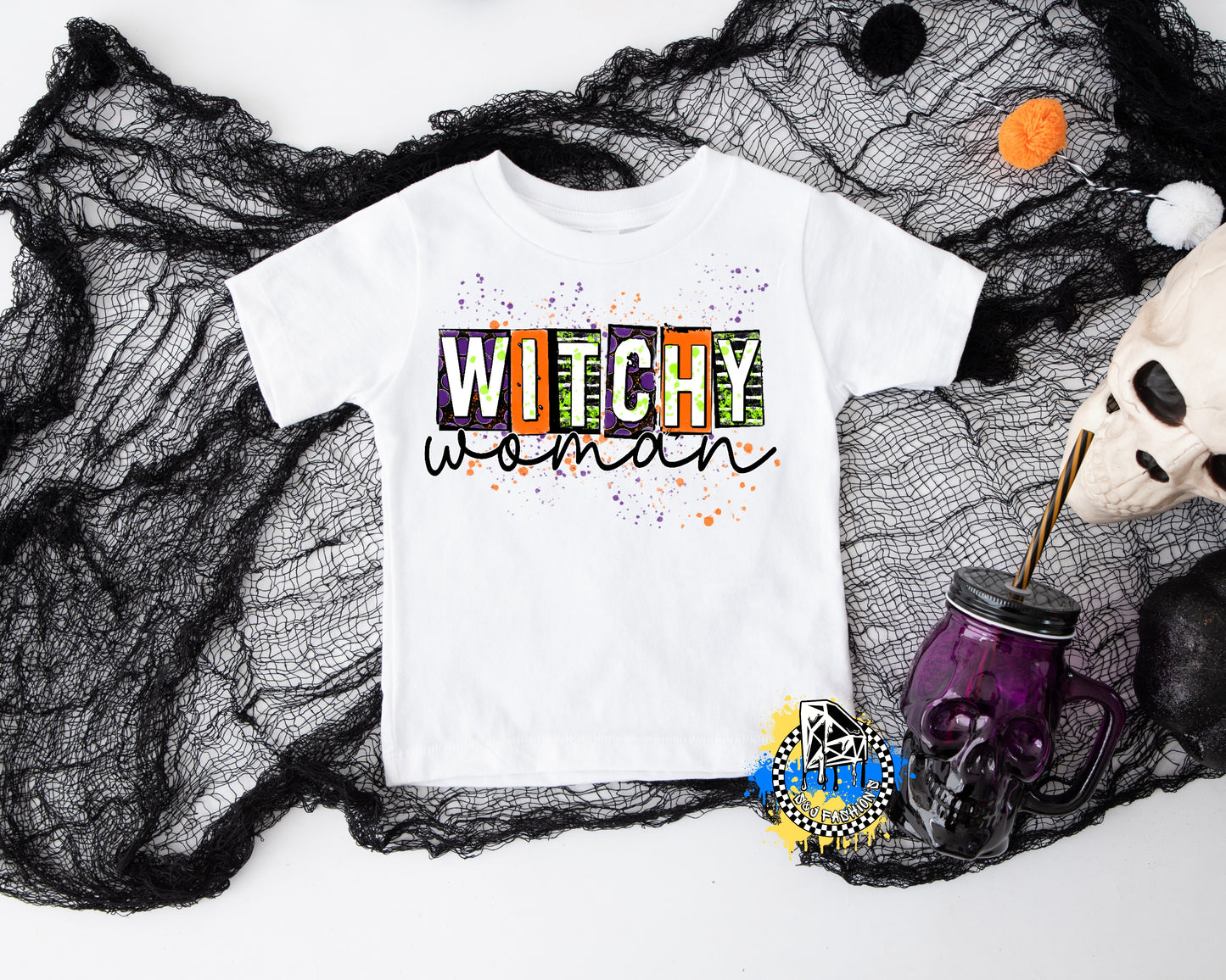 Witchy Woman Halloween Ladies Shirt