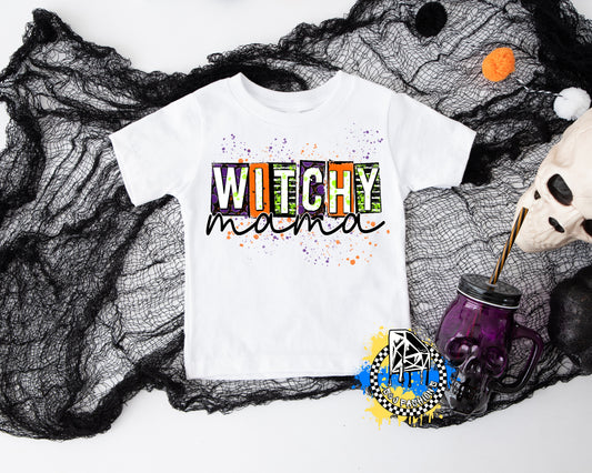 Witchy Mom Halloween Ladies Shirt