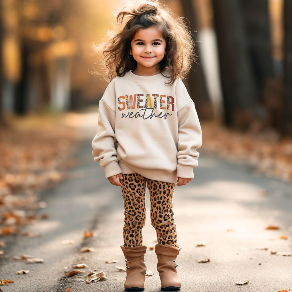 Sweater Weather Fall Ladies Shirt Girls Shirt Boys Shirt