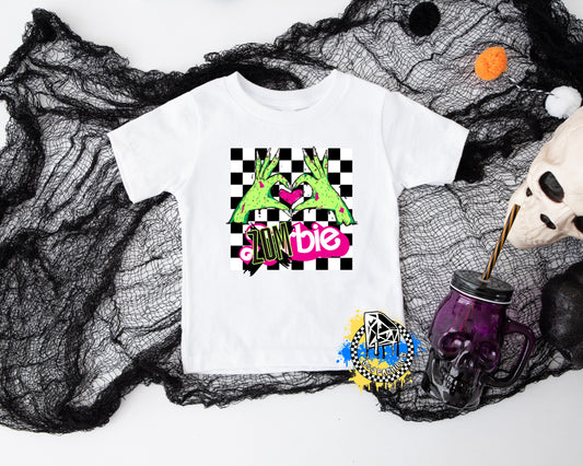 Zombie Halloween Girls Shirt Ladies Shirt