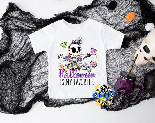 Halloween is My Favorite Girls Shirt Ladies Shirt