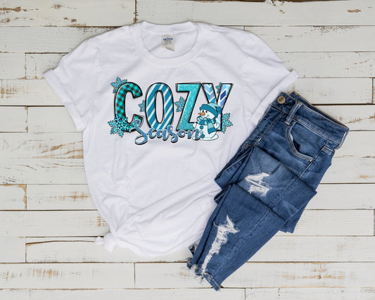 Cozy Season Winter Boys Shirt Girls Shirt Ladies Shirt Mens Shirt