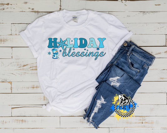 Holiday Blessing Winter Boys Shirt Girls Shirt Ladies Shirt Mens Shirt