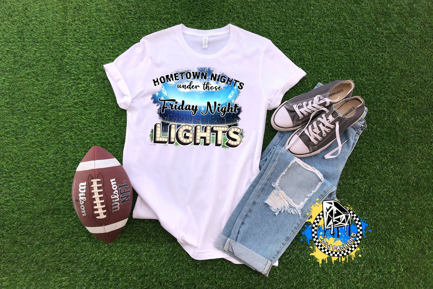 Hometown Nights Football Boys Shirt Girls Shirt Ladies Shirt Mens Shirt