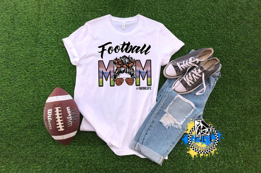 Football Mom Ladies Shirt