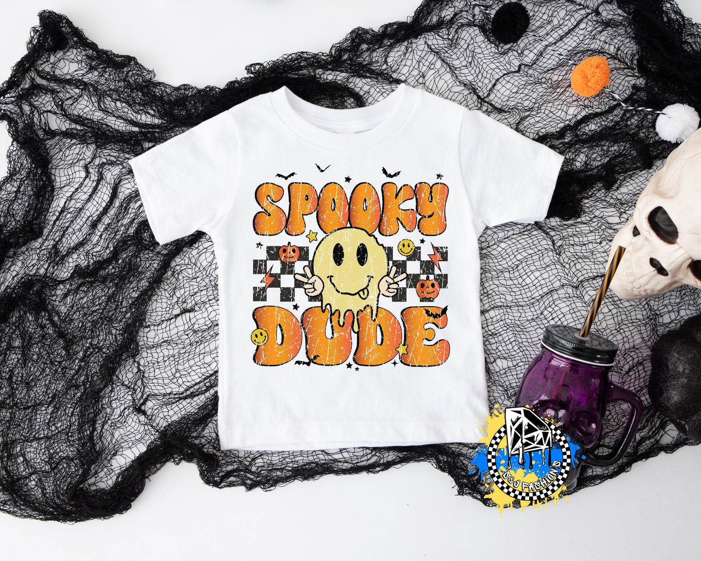 Spooky Dude Halloween Boys Shirt