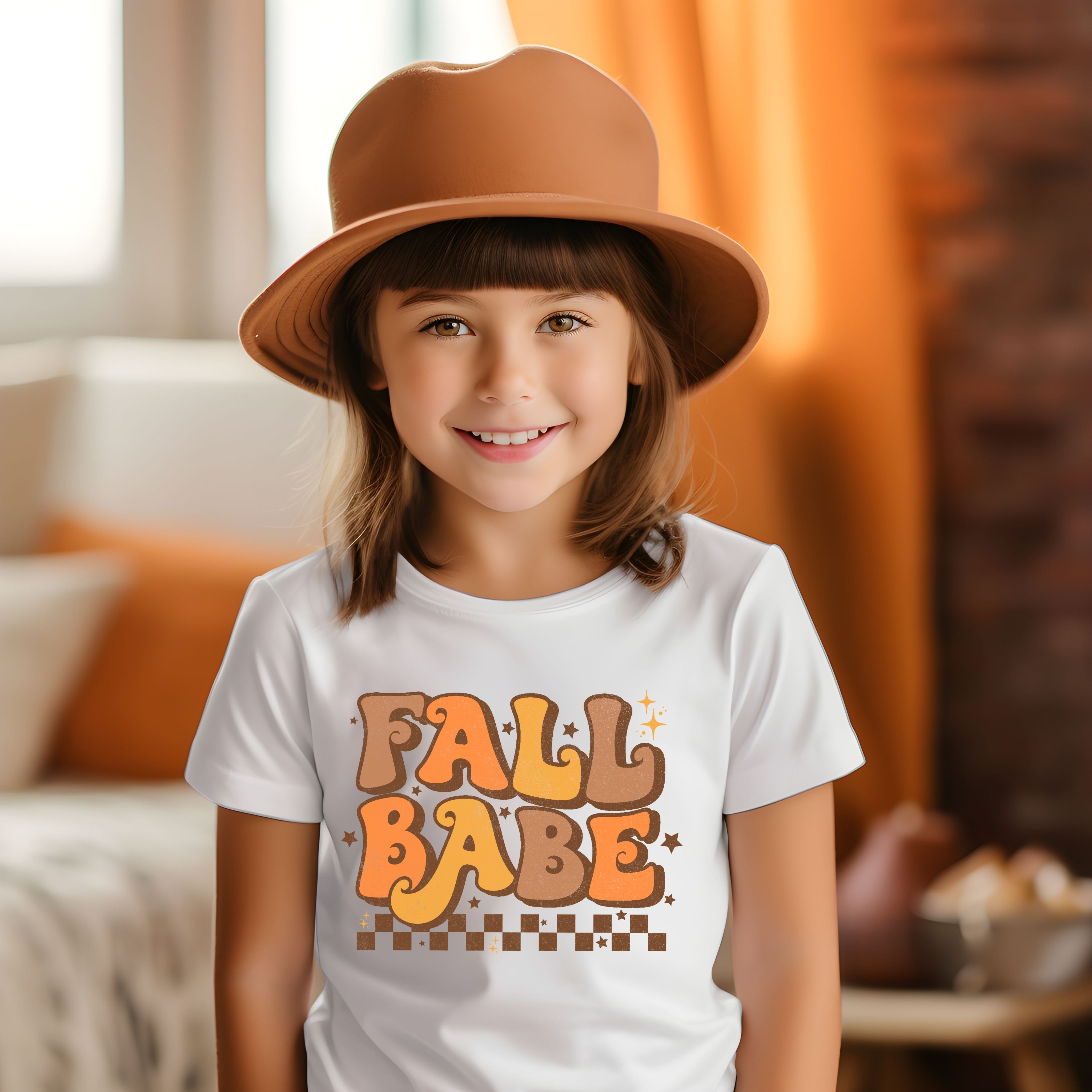 Fall Babe Ladies Shirt Girls Shirt Boys Shirt