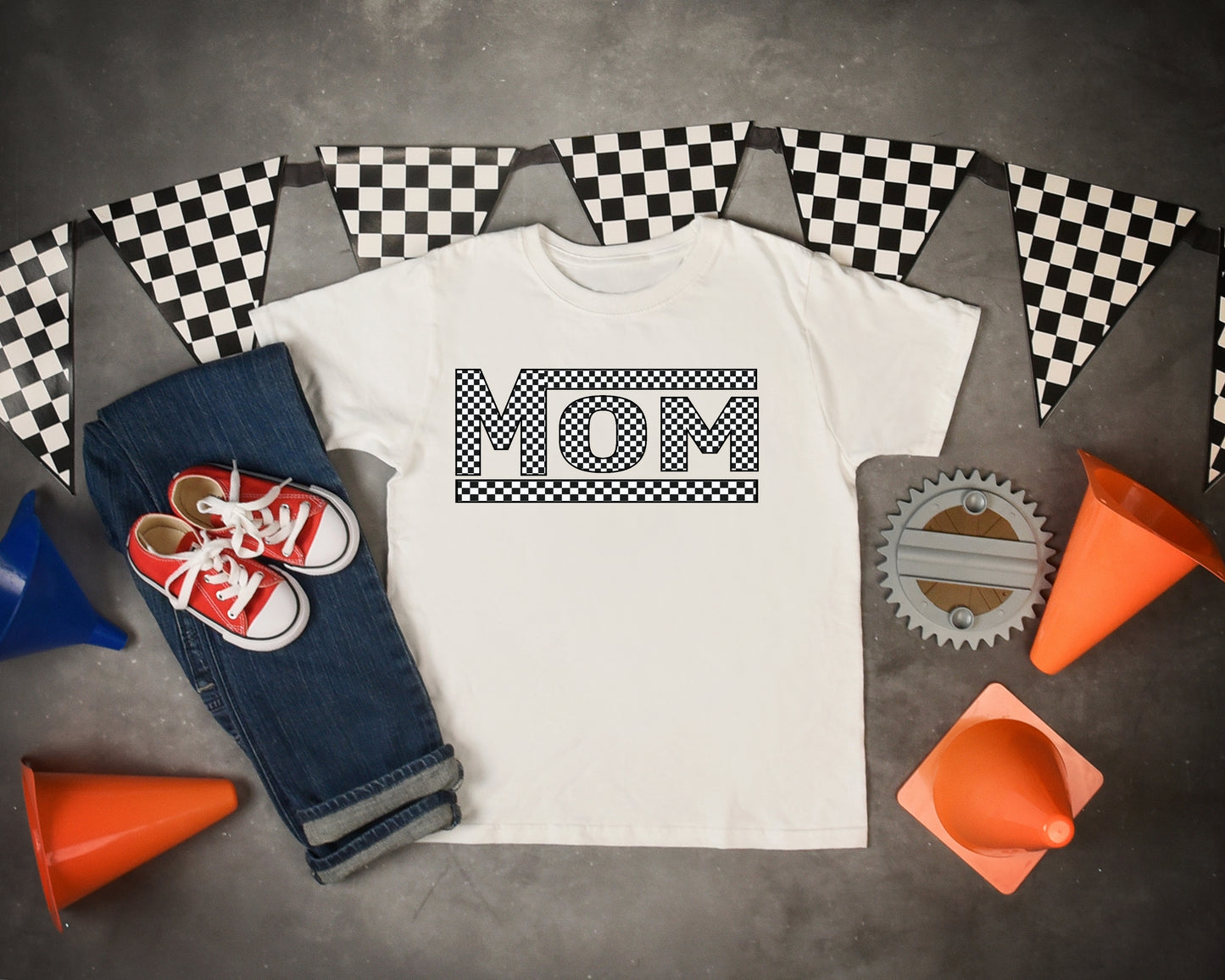 Checker Mom Ladies Shirt