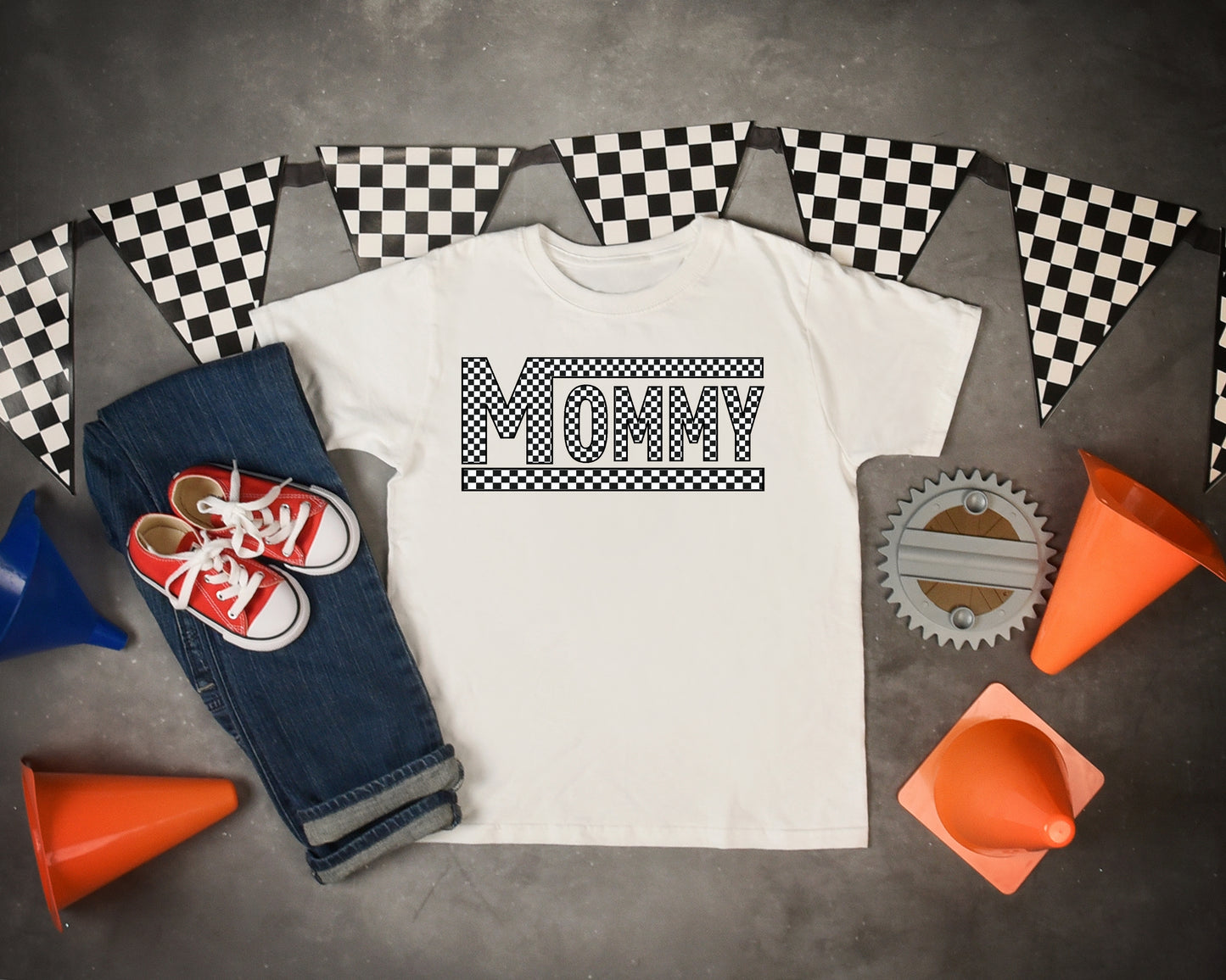 Checker Mommy Ladies Shirt