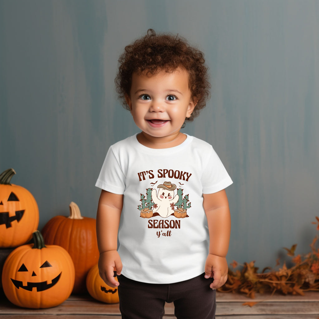 It's Spooky Season Fall Halloween Ladies Shirt Girls Shirt Boys Shirt