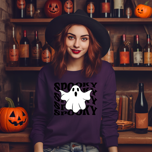 Spooky Halloween Ladies Shirt Girls Shirt Boys Shirt Mens Shirt