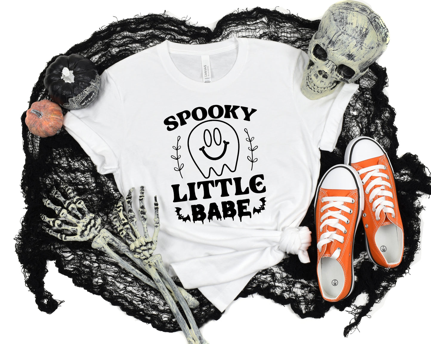 Spooky Little Babe Halloween Girls Shirt Boys Shirt Ladies Shirt Mens Shirt