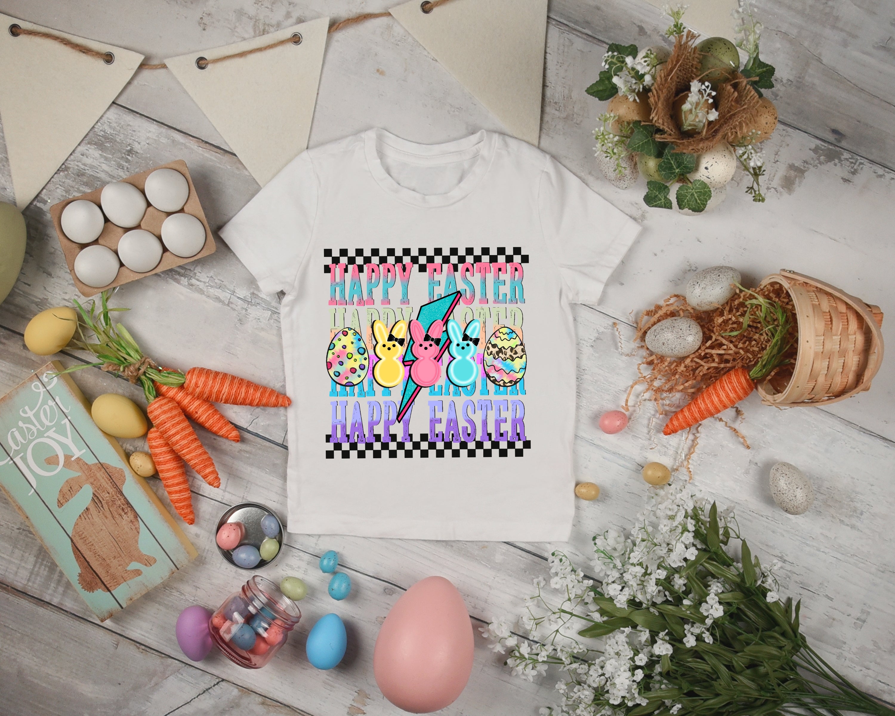 Happy Easter Girls Shirts Ladies Shirt Boys Shirt Men's Shirt