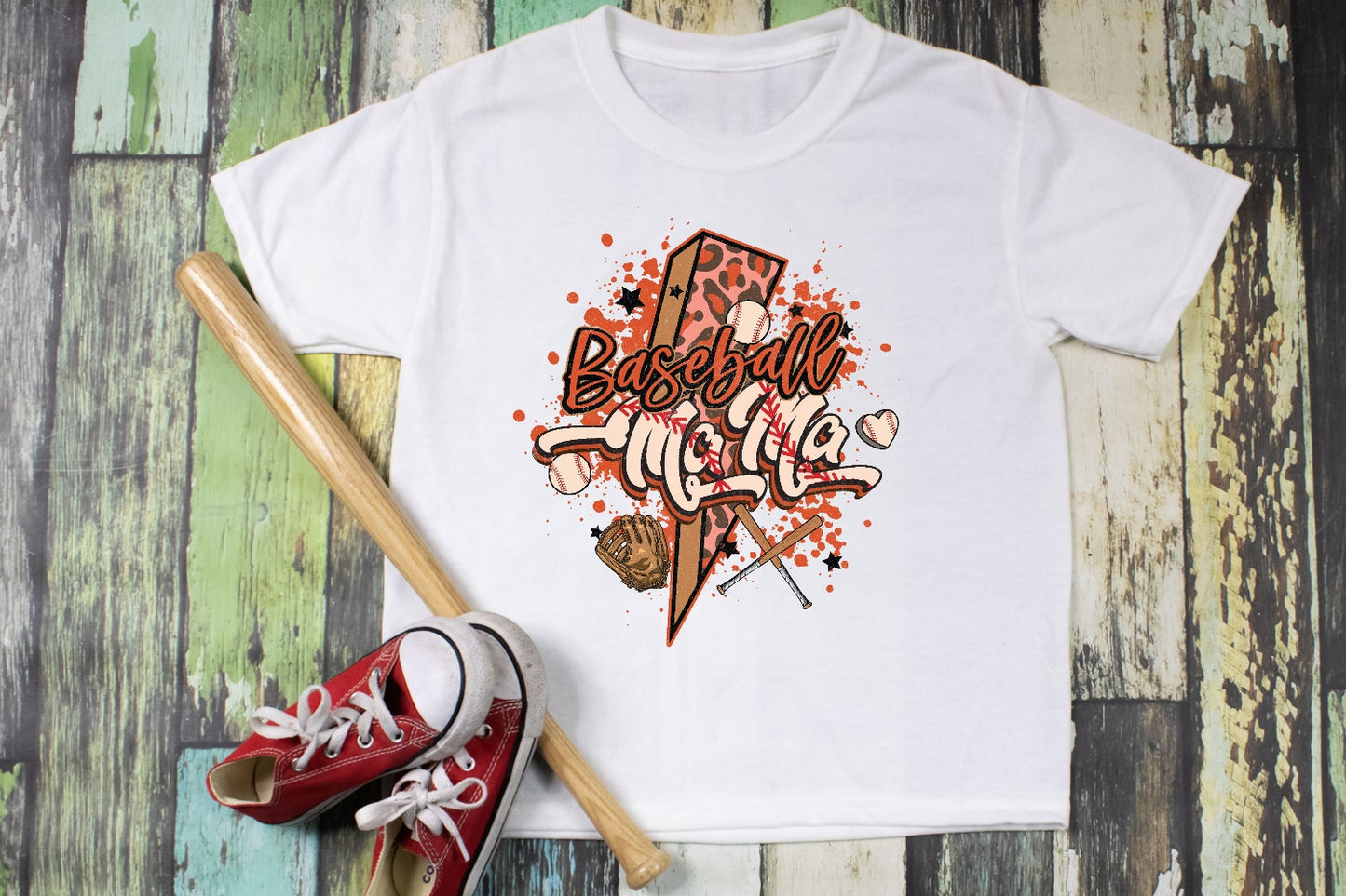 Baseball Mama Ladies Shirt