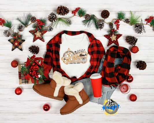 Hot Coco Christmas Boys Shirt Girls Shirt Ladies Shirt Mens Shirt