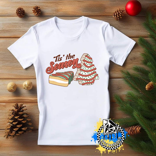 Tis The Season Christmas Tree Boys Shirt Girls Shirt Ladies Shirt Mens Shirt