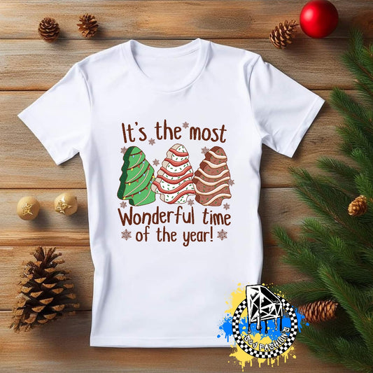 It's the most wonderful time of the year Christmas Boys Shirt Girls Shirt Ladies Shirt Mens Shirt