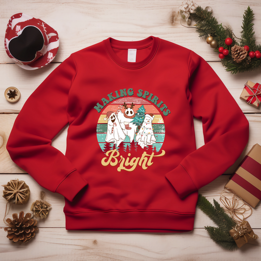 Making Spirts Bright Christmas Boys Shirt Girls Shirt Ladies Shirt Mens Shirt