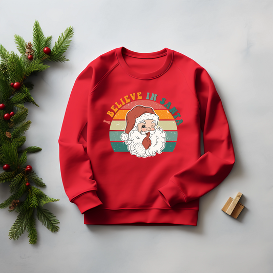 I Believe In Santa Christmas Boys Shirt Girls Shirt Ladies Shirt Mens Shirt