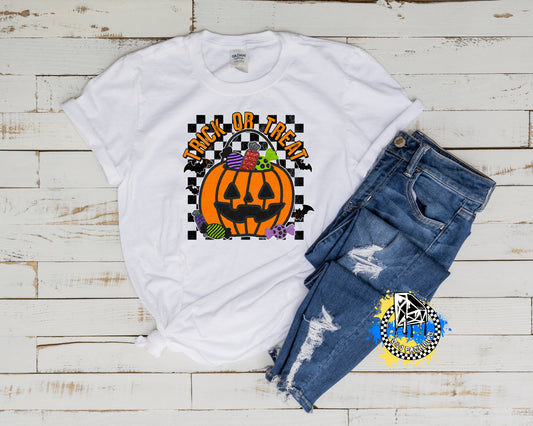 Trick Or Treat  Boys Shirt Girls Shirt Halloween