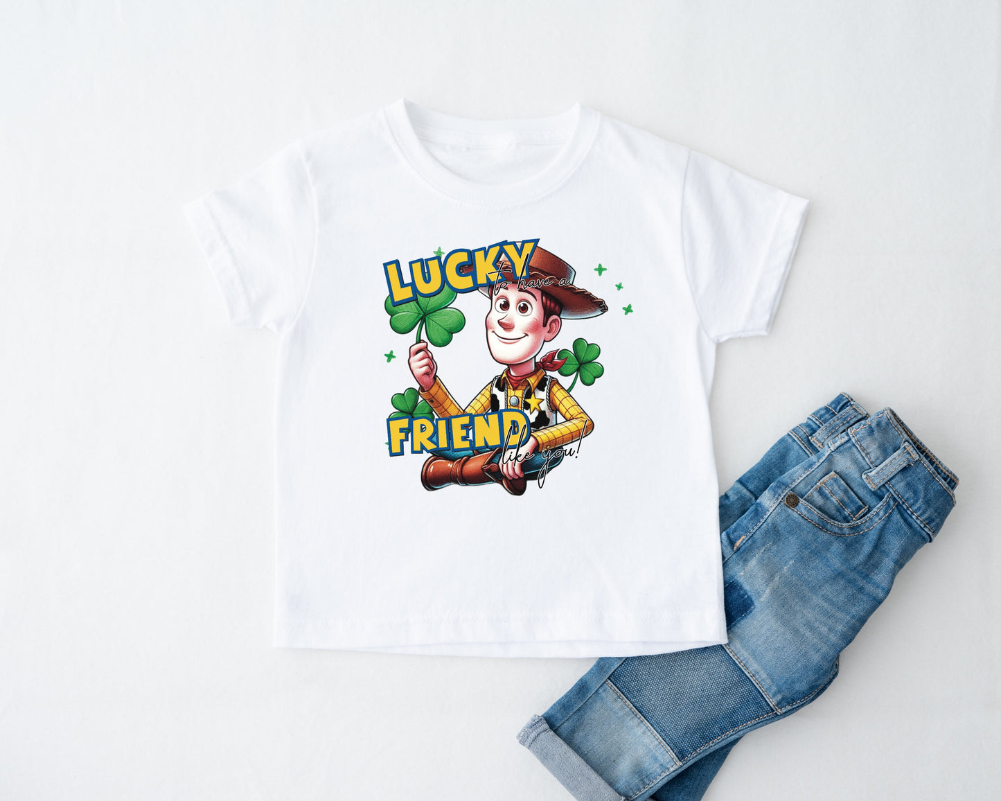 Toy Story Woody St. Patricks Girls Shirt Boys Shirt