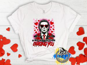 Michael Myers Horror Valentine's Mens Shirt Ladies Shirt Girls Shirt Boys Shirt