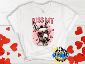 Kiss My Valentine's Mens Shirt Ladies Shirt Girls Shirt Boys Shirt