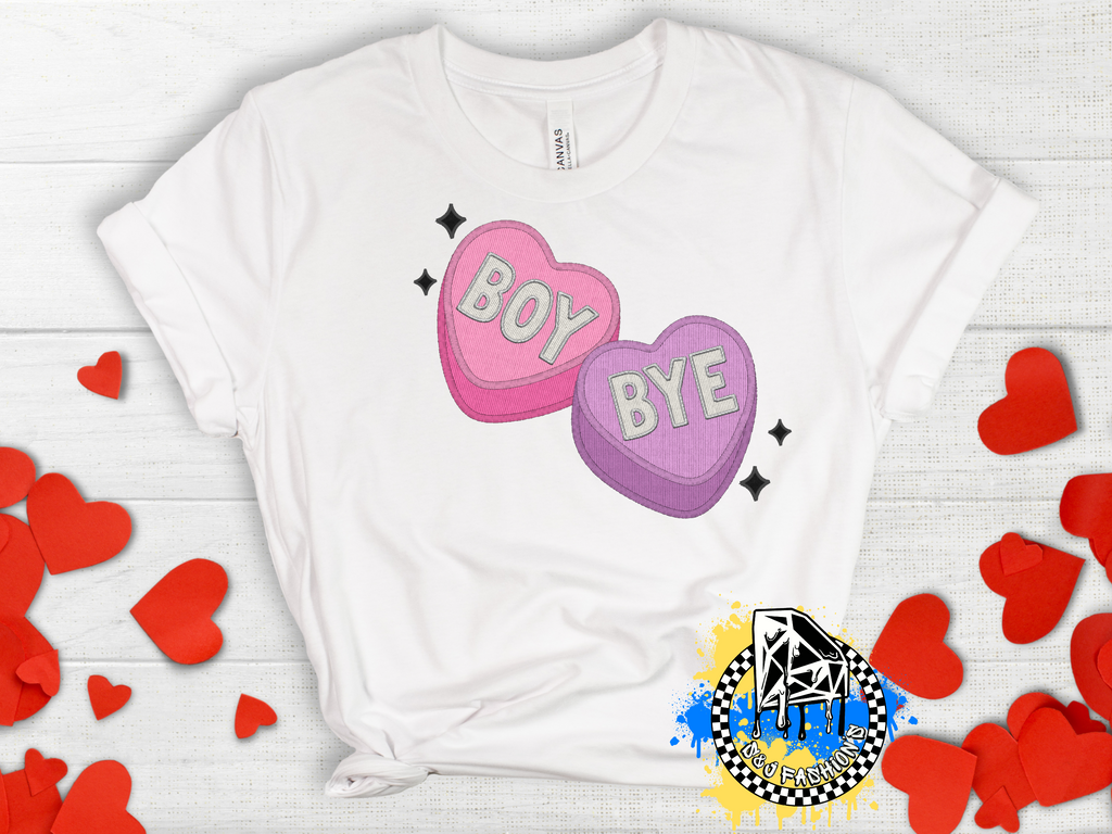 Boy Bye Valentine's Mens Shirt Ladies Shirt Girls Shirt Boys Shirt