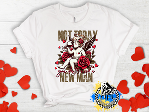 Not Today Valentine's Girls Shirt Boys Shirt Men's Shirt Ladies Shirt