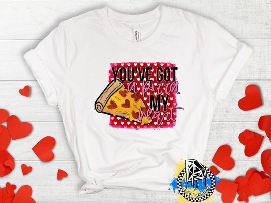 You've Got A Pizza My Heart Valentine's Girls Shirt Boys Shirt
