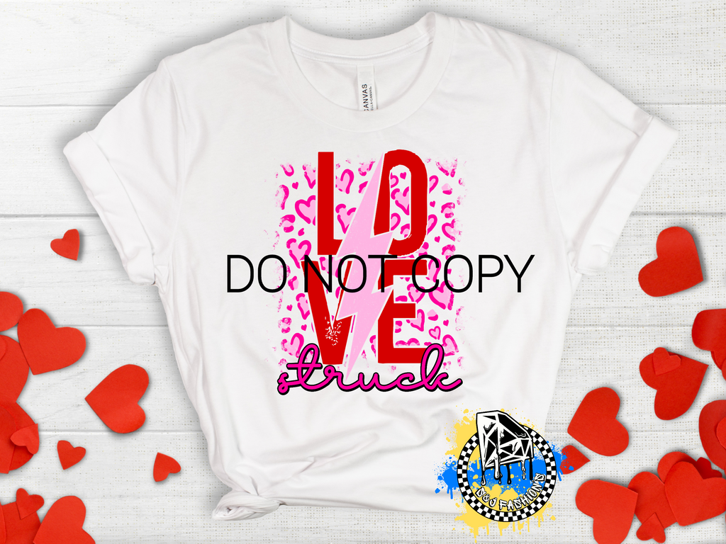 Love Struck Valentine's Ladies Shirt Girls Shirt