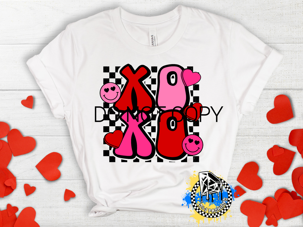 Xoxo Valentine's Ladies Shirt Girls Shirt Boys Shirt Men's Shirt