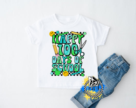 Happy 100 Days Of School Girls Shirt Boys Shirt