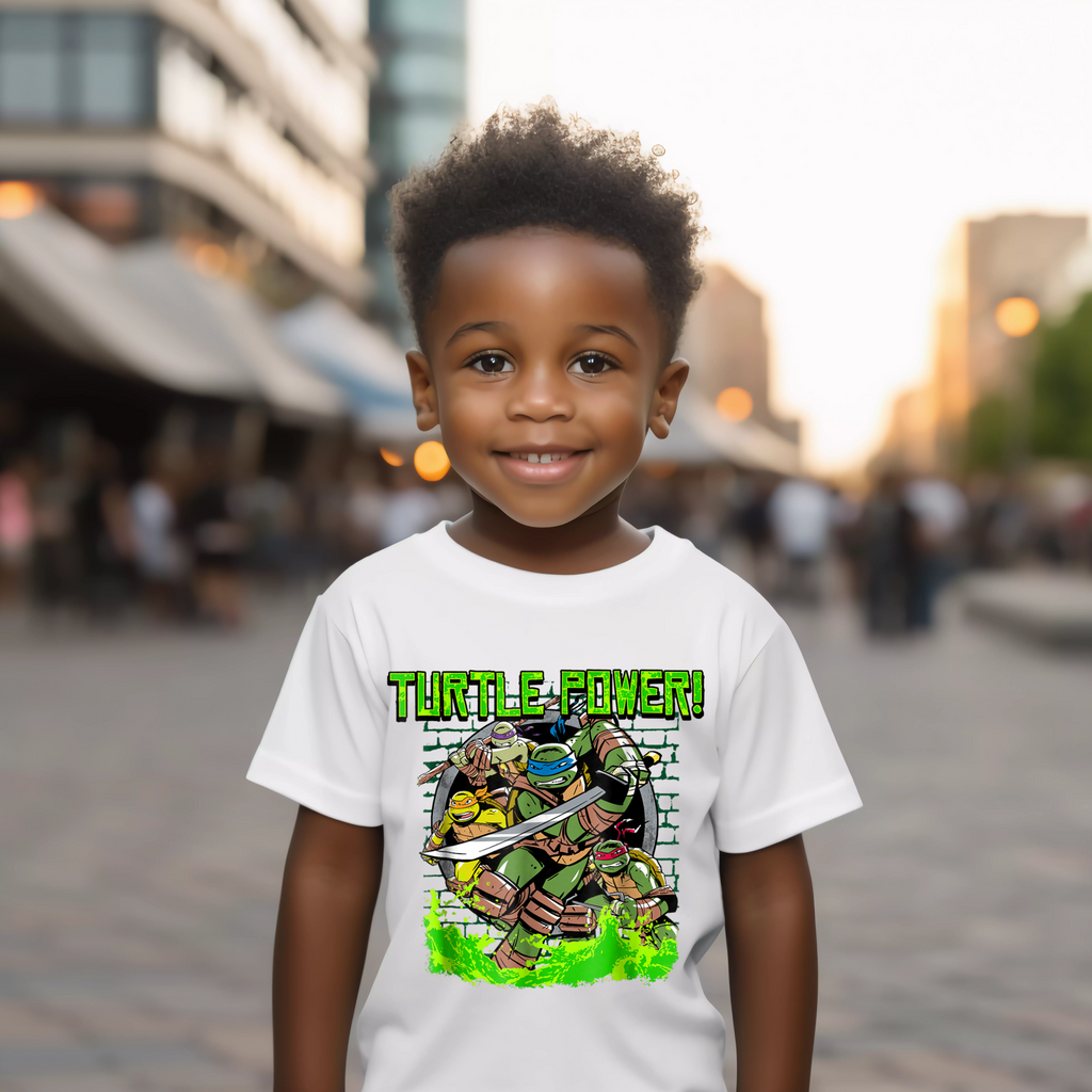 Ninja Turtle cartoon shirt Boys Shirt Girls Shirt