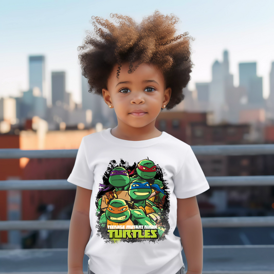 Ninja Turtle cartoon shirt Boys Shirt Girls Shirt