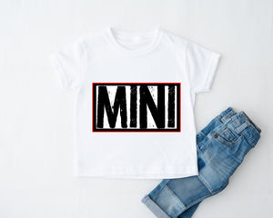 Mama & Mini Mommy and Me Ladies Shirt Girls Shirt Boys Shirt