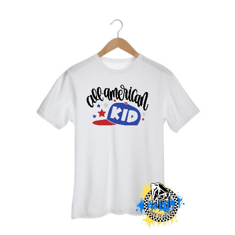 All American Kid 4th of July Boys Shirt