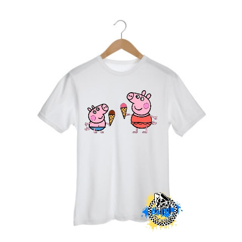 Summer Peppa Pig Girls Shirt Boys Shirt