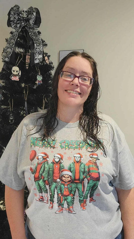 Merry Creepmas Christmas Ladies Shirt
