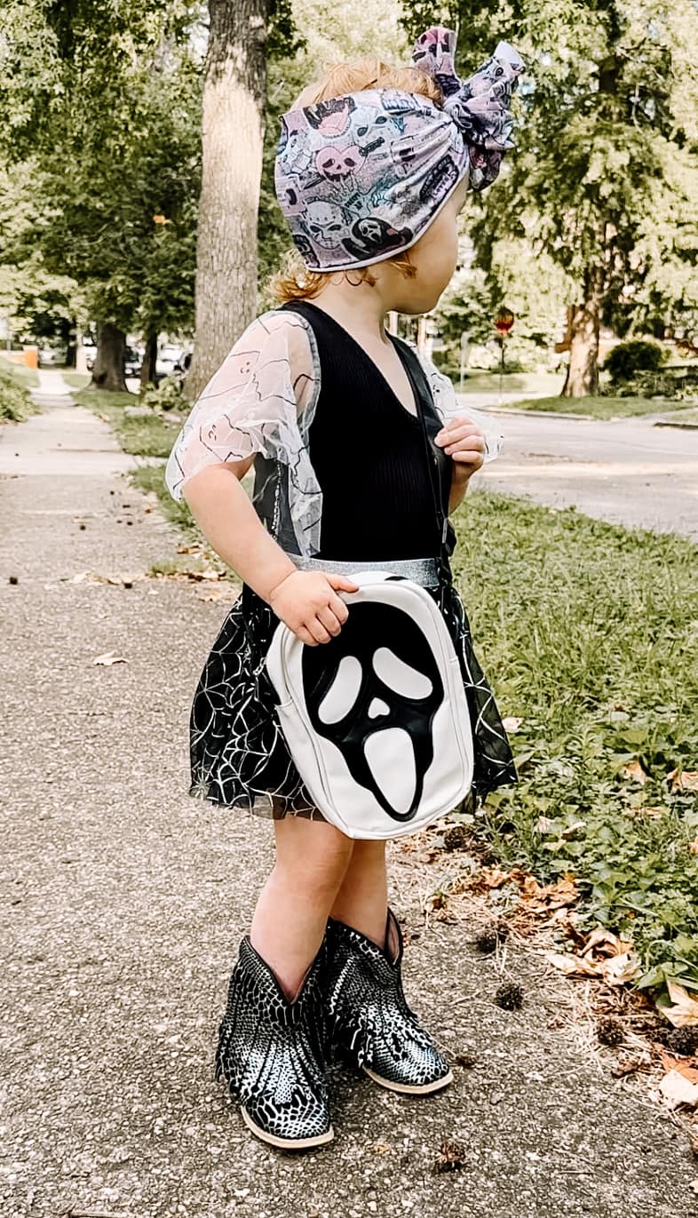 White Ghostface Bag Halloween