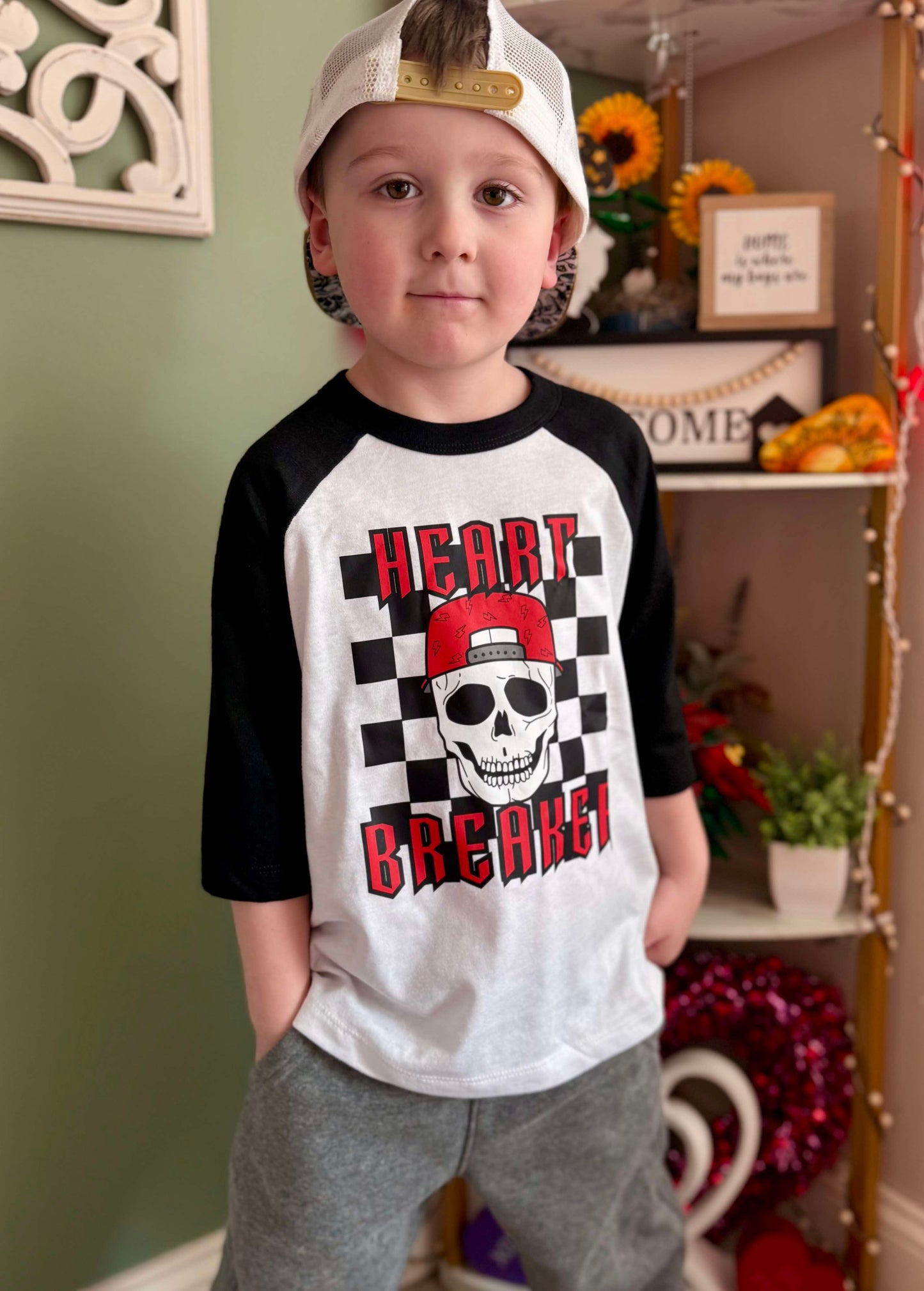 Heart Breaker Valentine's Mens Shirt Ladies Shirt Girls Shirt Boys Shirt