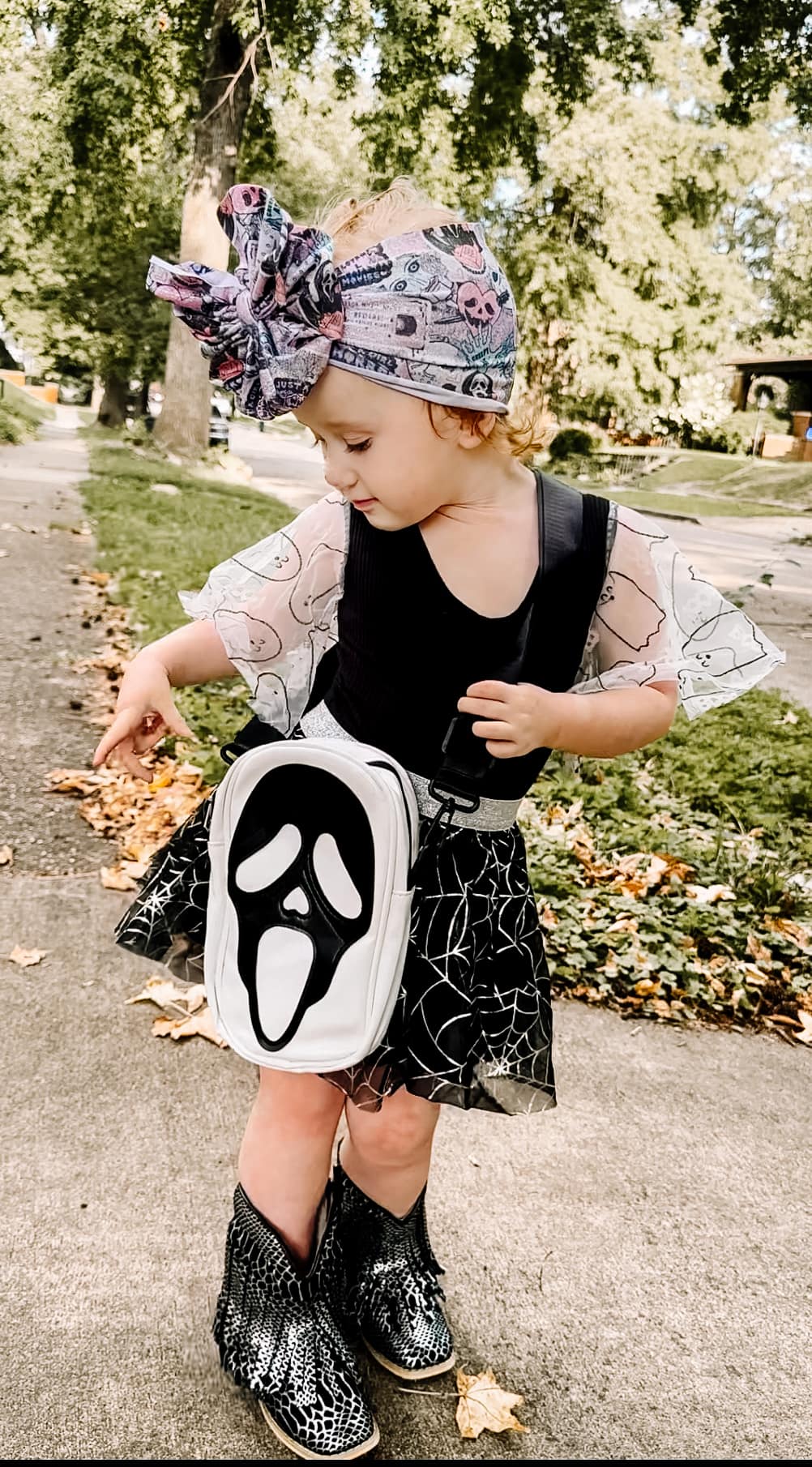 White Ghostface Bag Halloween