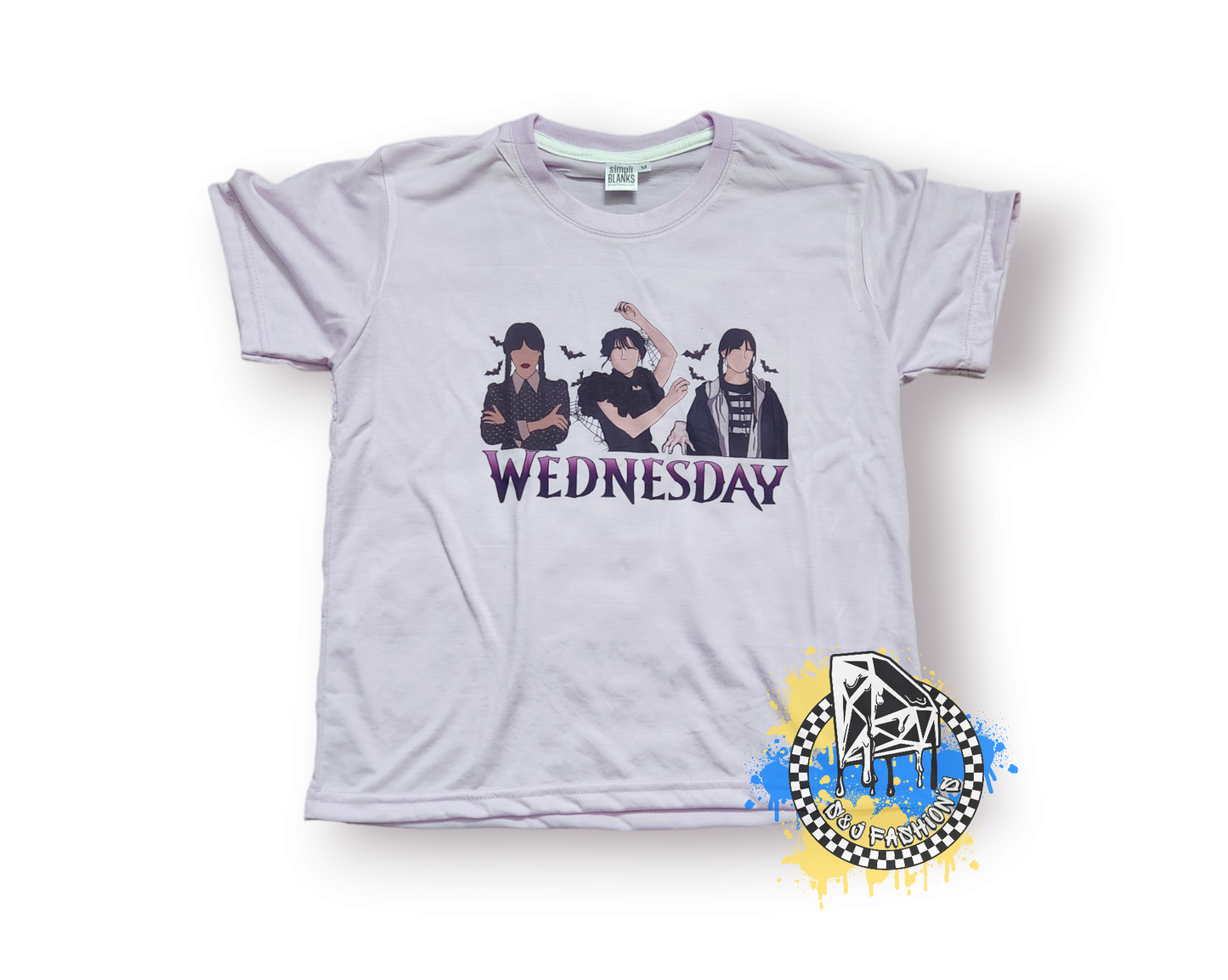 Wednesday Addams Halloween Girls Shirt Ladies Shirt