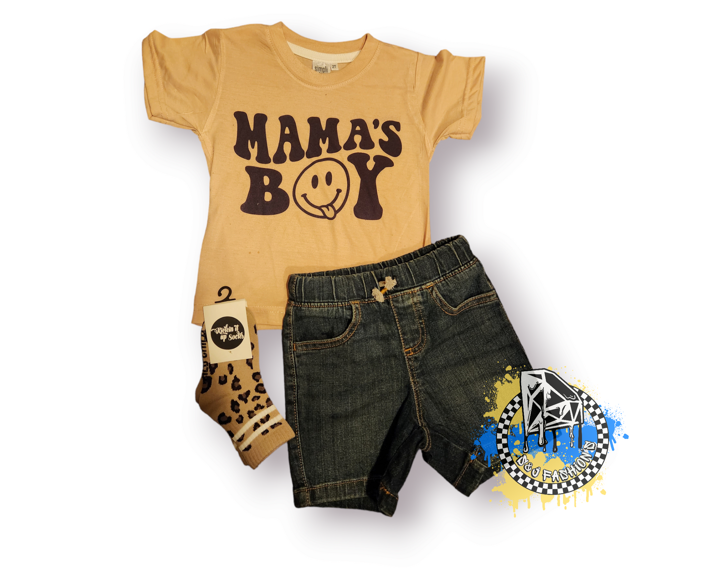 Mama's Boy Boys Shirt Mothers Day