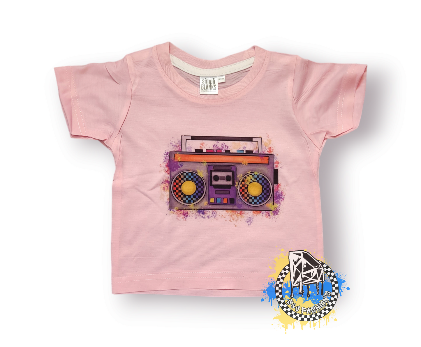 Boom Box Boys Shirt Girls Shirt